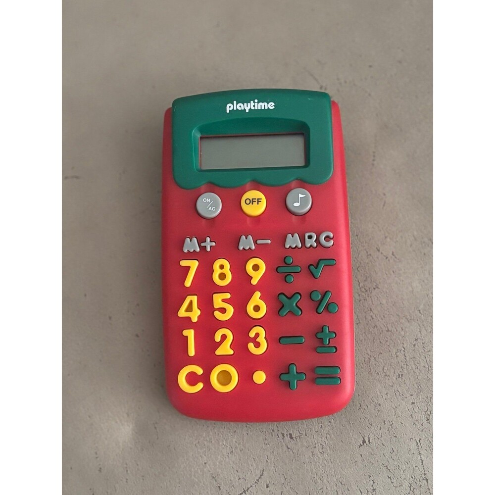 Playtime Electronic Calculator for Kids, WORKS